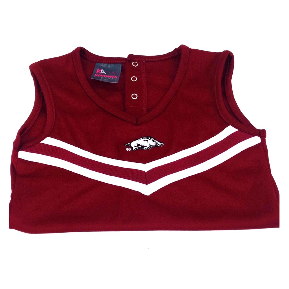 Girl's Arkansas Razorback Top XS